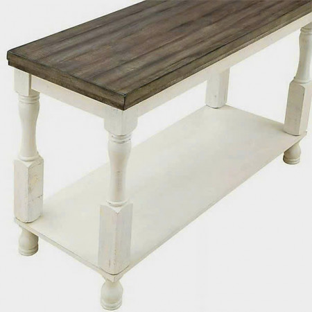 Calandra : Bàn Console Trang Trí ( Trắng + Xám Khói )